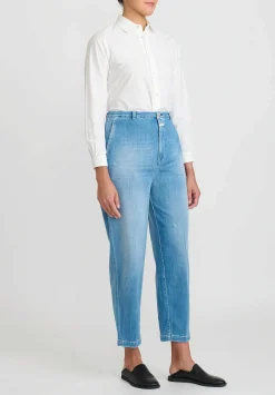 Closed A Better Blue Mawbray Jeans In Mid Blue