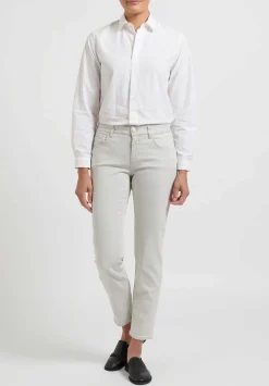 Closed Baker'' Cropped Narrow Jeans In Light Grey