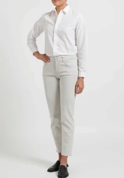 Closed Baker'' Cropped Narrow Jeans In Light Grey