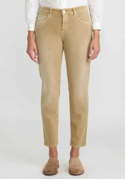Closed Baker Cropped Narrow Jeans In Brown Marble