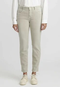 Closed Baker Cropped Narrow Jeans In Grey Marble