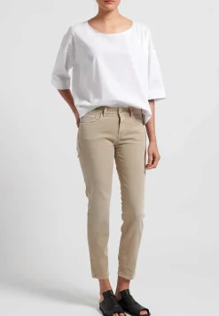 Closed Baker'' Cropped Narrow Jeans In Burlywood Brown