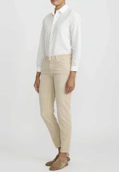 Closed Baker Cropped Narrow Jeans In Reed Beige