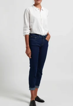 Closed Baker'' High Jean In Dark Blue