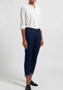 Closed Baker'' High Jean In Dark Blue
