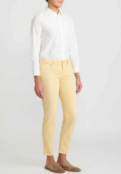 Closed Baker Mid-Rise Jeans In Elderflower Yellow