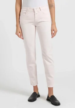 Closed Baker Mid-Rise Jeans In Rose Quartz Pink