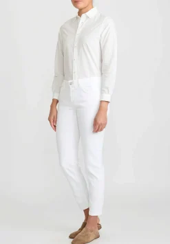 Closed Baker Mid-Rise Jeans In White