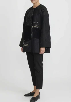 By Walid Beaded And Embroidered Silk Victorian Jackie Jacket In Black
