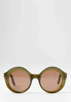 Lapima Carolina X Sunglasses In Oliva Green