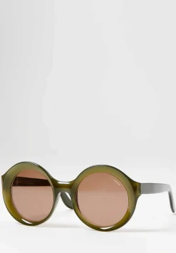 Lapima Carolina X Sunglasses In Oliva Green