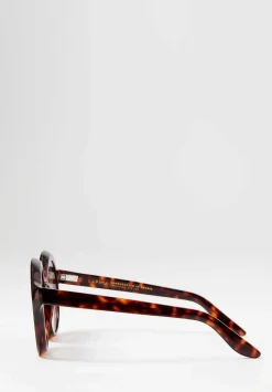 Lapima Carolina X Sunglasses In Havana Brown