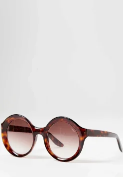 Lapima Carolina X Sunglasses In Havana Brown