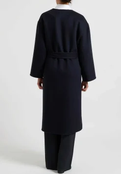 The Row Cashmere ''Delores'' Coat In Dark Navy