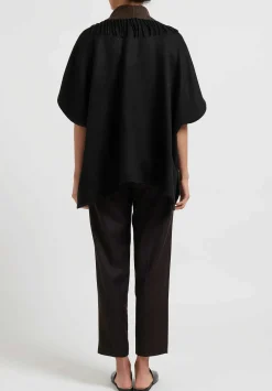Alonpi Cashmere Ledor Giacchetta Double Tasche Jacket In Black & Brown