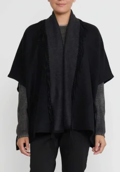 Alonpi Cashmere Ledor Giacchetta Double Tasche Jacket In Black & Grey