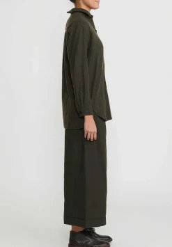Daniela Gregis Cashmere ''Uomo'' Media Jeroni Shirt In Tartaruga Green Check