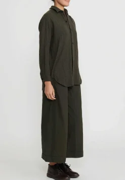 Daniela Gregis Cashmere ''Uomo'' Media Jeroni Shirt In Tartaruga Green Check