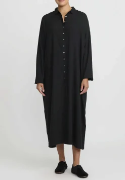Album di Famiglia Collar Dress In Black