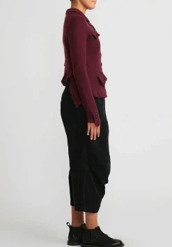 Rundholz Black Label Corduroy Dropcrotch Pants In Black