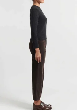 The Row Corduroy ''Montero'' Pants In Saddle Brown