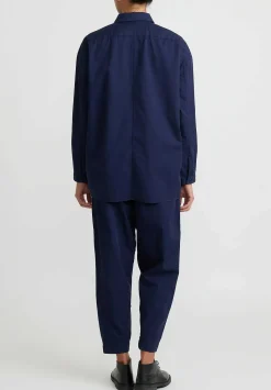 Toogood Cotton ''Acrobat'' Trouser In Indigo Blue