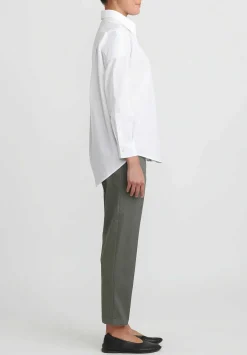 Antonelli Cotton Anemone Shirt In White