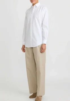 The Row Cotton Blaga Shirt In White