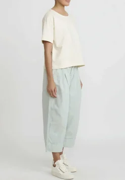 Toogood Cotton Canvas Etcher Trouser In Ocean Blue