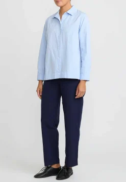 Casey Casey Cotton Chloe Shirt In Sky Blue
