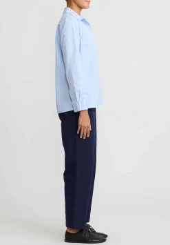 Casey Casey Cotton Chloe Shirt In Sky Blue