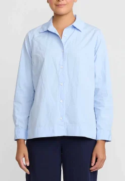 Casey Casey Cotton Chloe Shirt In Sky Blue