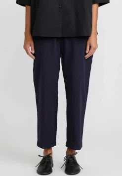 Casey Casey Cotton Fabi Pants In Ink Blue