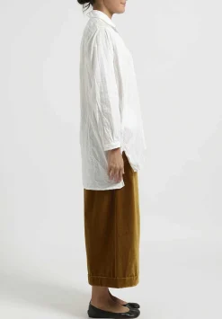 Daniela Gregis Cotton Fratello Larga ''Jeroni'' Top In Bianco White