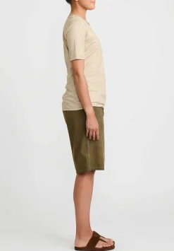 Uma Wang Cotton Joe Shorts In Army Green