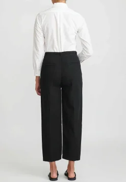 Closed Cotton Linen High-Rise Mawbray Pants In Black