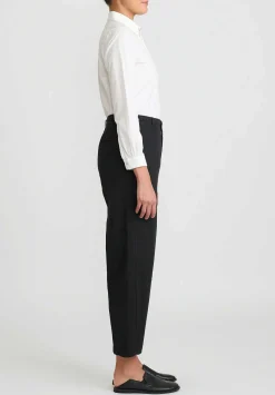 Closed Cotton Linen High-Rise Mawbray Pants In Black