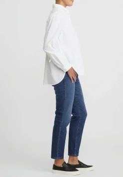 Bergfabel Cotton Loose Tyrol Shirt In White