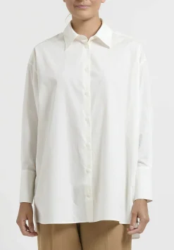 The Row Cotton ''Lulu'' Shirt In Ivory White