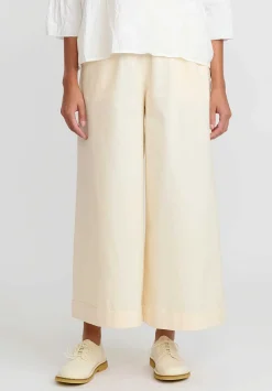 Daniela Gregis Cotton Pantalone Pigiama Pants In Panna Cream