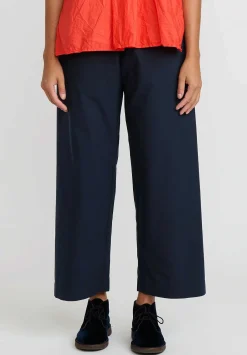Daniela Gregis Cotton Pigiama Fondo Stretto Pants In Blue