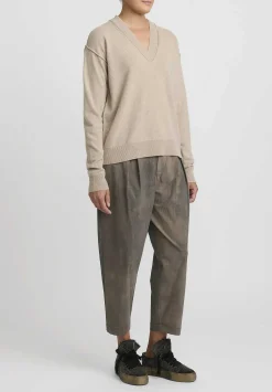 Uma Wang Cotton Psyche Pants In Dark Grey