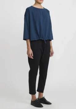 Album di Famiglia Cotton Pullover Hc Jumper In Navy Blue
