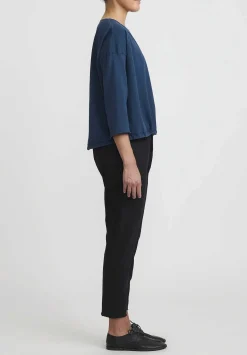 Album di Famiglia Cotton Pullover Hc Jumper In Navy Blue