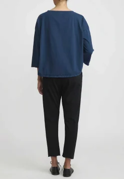 Album di Famiglia Cotton Pullover Hc Jumper In Navy Blue
