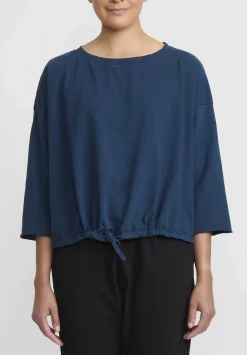 Album di Famiglia Cotton Pullover Hc Jumper In Navy Blue