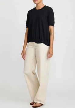 Uma Wang Cotton T-Shirt In Black