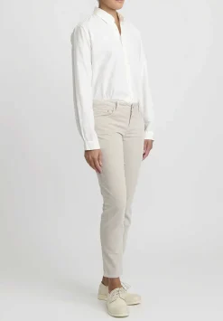 Closed Cotton Velvet Baker Jeans In Sea Grey