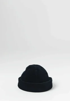 Jil Sander+ Cotton Velvet Dome Hat In Dark Blue