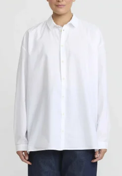 Toogood Draughtsman Cotton Poplin Shirt In Chalk White